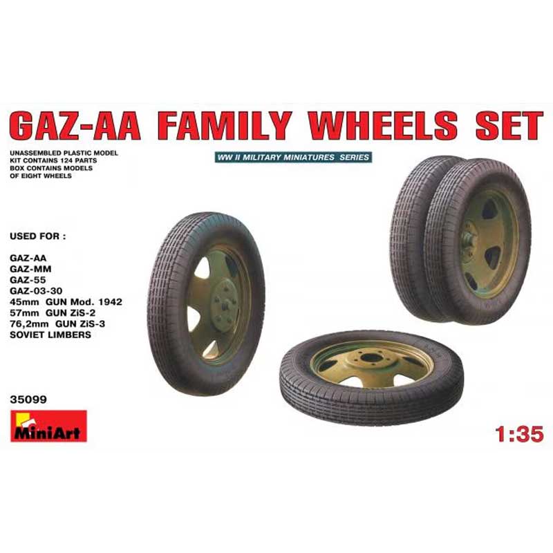 Miniart GAZ-AA Family Wheels Set (1/35) 35099