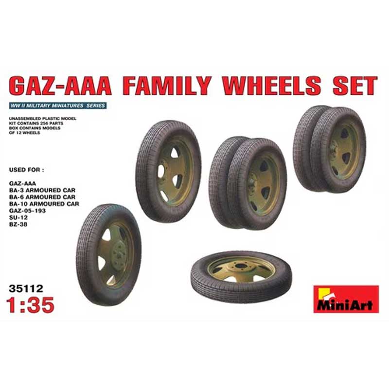 Miniart GAZ-AAA Family Wheels Set (1/35) 35112