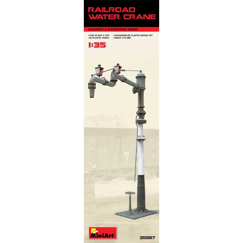 Miniart Railroad Water Crane (1/35) 35567