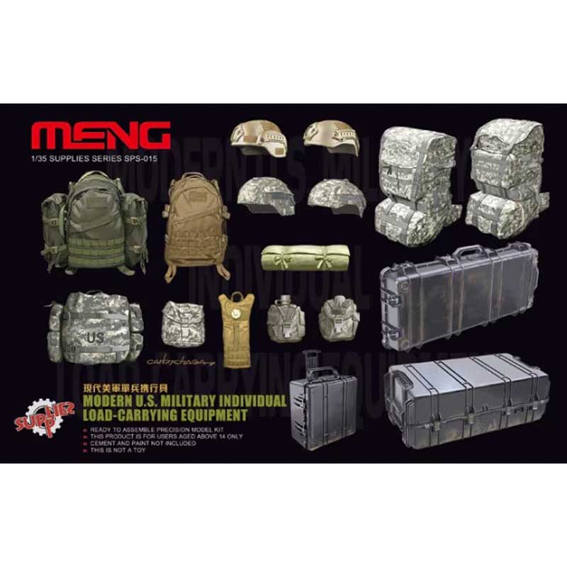 1/35 Modern U.S. Military Individual Load-Carrying Equipment Meng Model SPS-015
