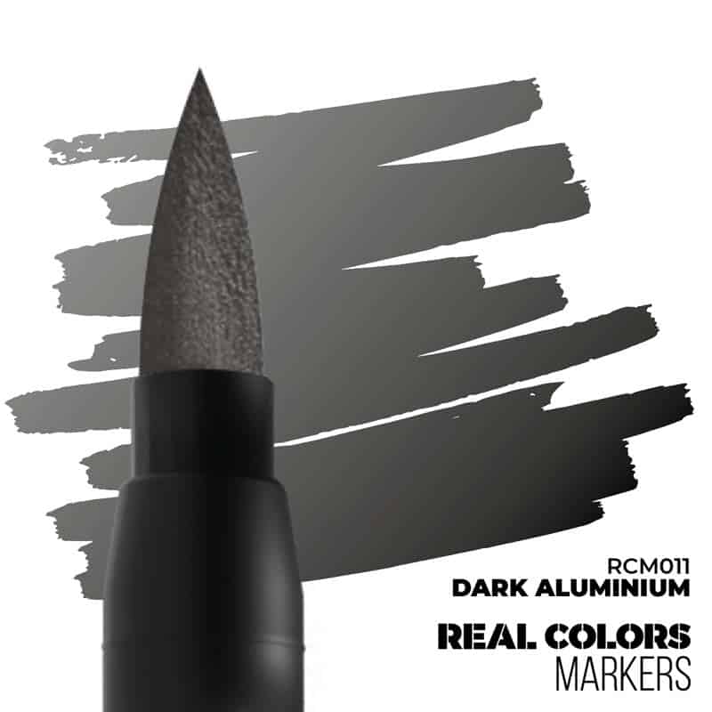 AK Interactive Real Colors Markers - Dark Aluminium RCM011