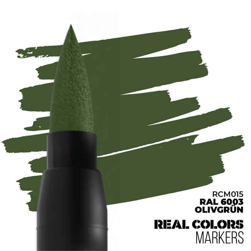 AK Interactive Real Colors Markers - RAL 6003 Olivgrn RCM015