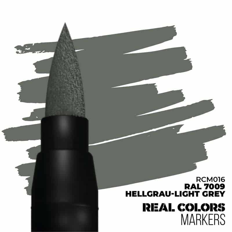 AK Interactive Real Colors Markers - RAL 7009 Hellgrau-Light Grey RCM016