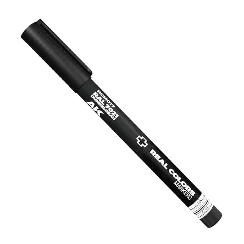 AK Interactive Real Colors Markers - RAL 7021 Dunkelgrau RCM017