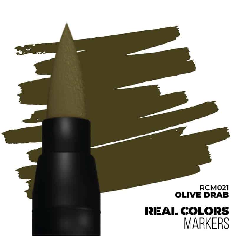 AK Interactive Real Colors Markers - Olive Drab RCM021