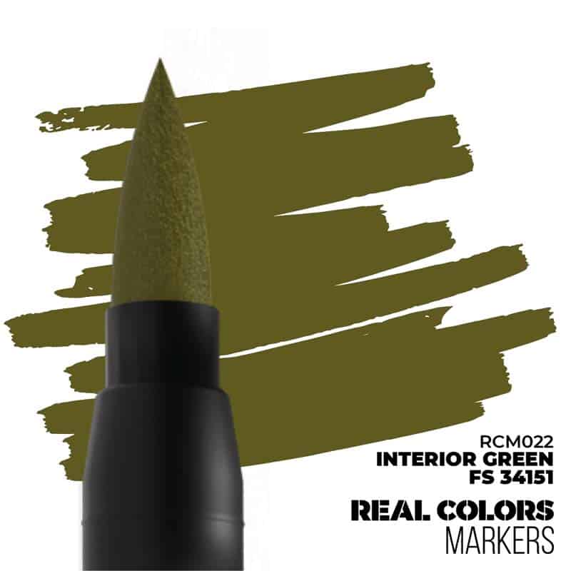 AK Interactive Real Colors Markers - Interior Green FS 34151 RCM022