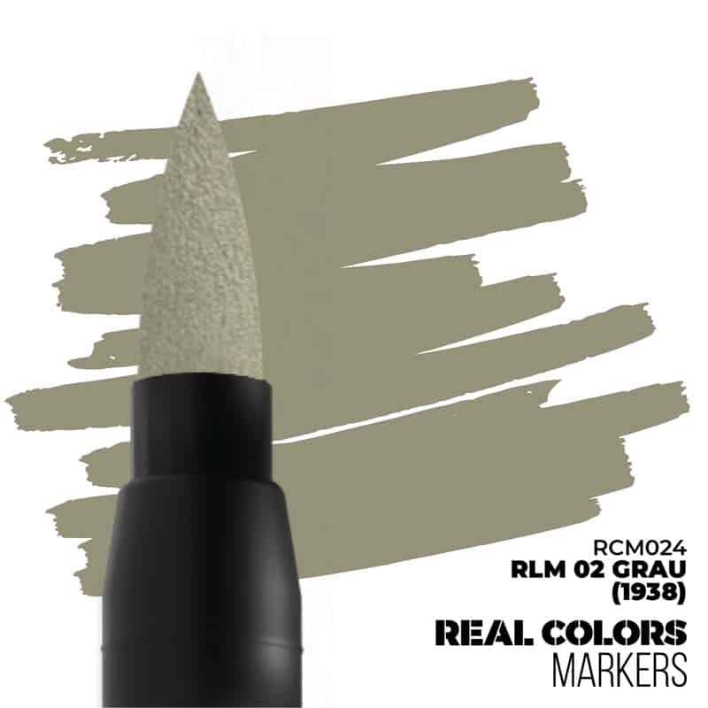 AK Interactive Real Colors Markers - RLM 02 Grau (1938) RCM024