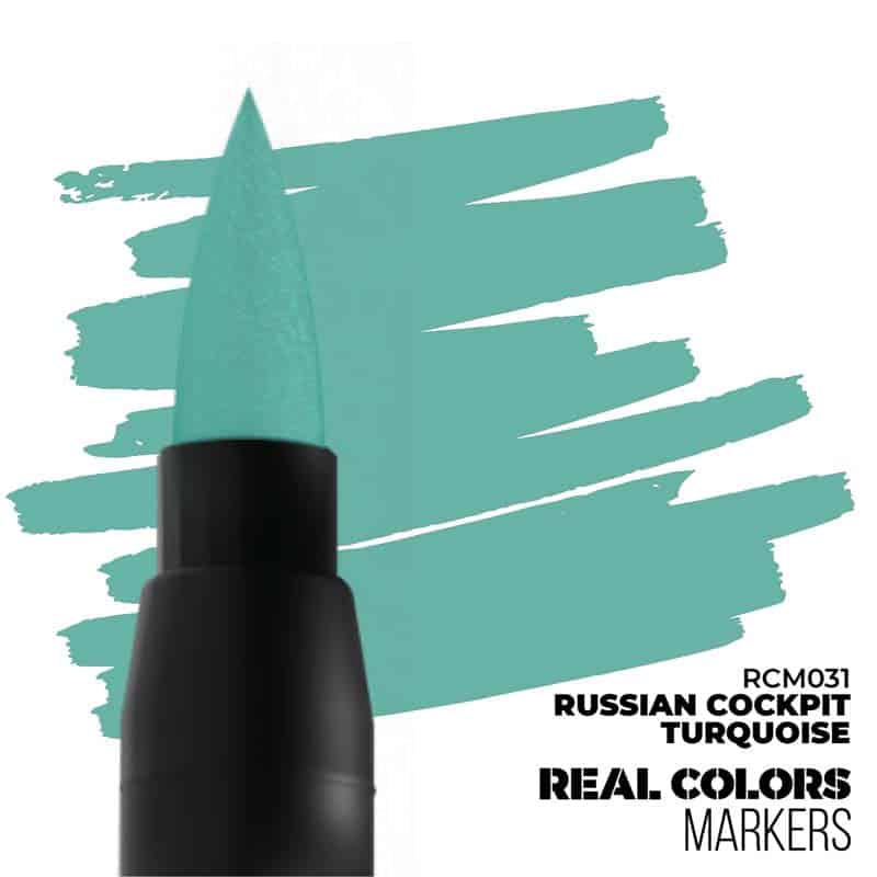 AK Interactive Real Colors Markers - Russian Cockpit Torquoise RCM031