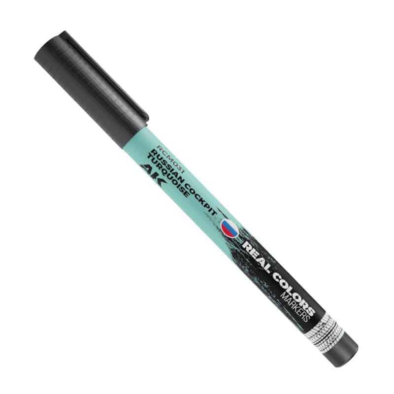 AK Interactive Real Colors Markers - Russian Cockpit Torquoise RCM031