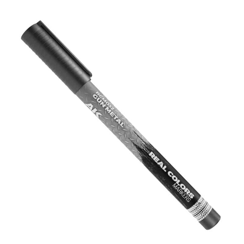 AK Interactive Real Colors Markers - Gun Metal RCM032