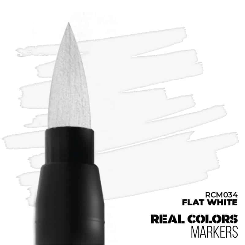 AK Interactive Real Colors Markers - Flat White RCM034