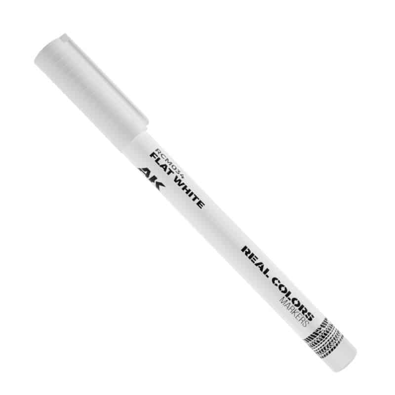 AK Interactive Real Colors Markers - Flat White RCM034
