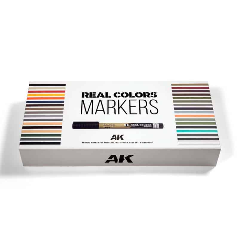 AK Interactive Real Colors Markers - Special Box - 34 Units RCM150