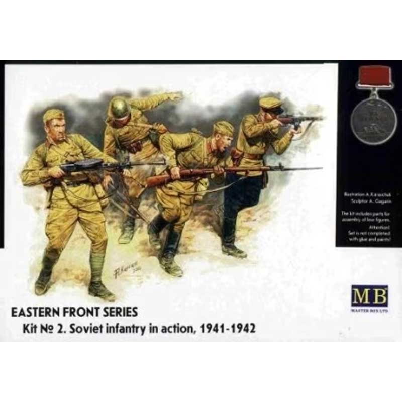 Master Box Soviet Infantry in Action, 1941-1942 (1/35) MB-3523