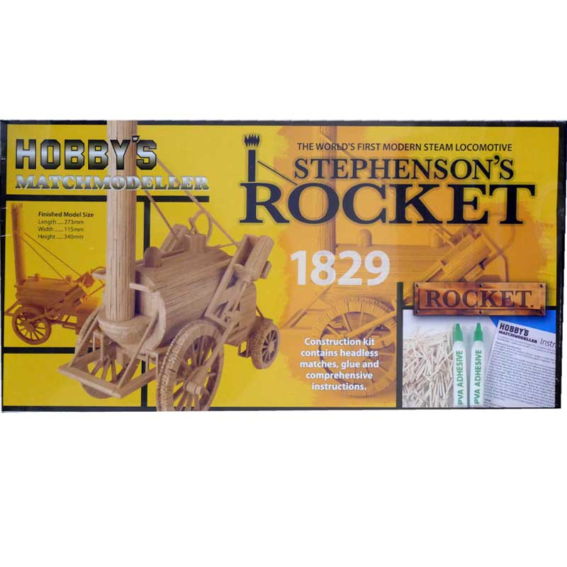 Matchbuilder Stephenson's Rocket 1829 (Matchstick Kit)