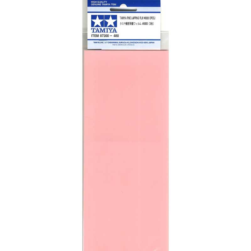 Tamiya Fine Lapping Film #8000 (3pcs) 87200