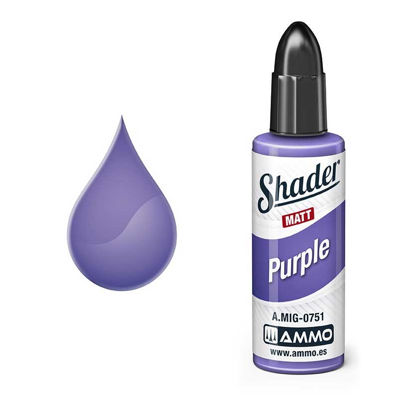 10ml MATT SHADER Purple Ammo A.MIG-0751