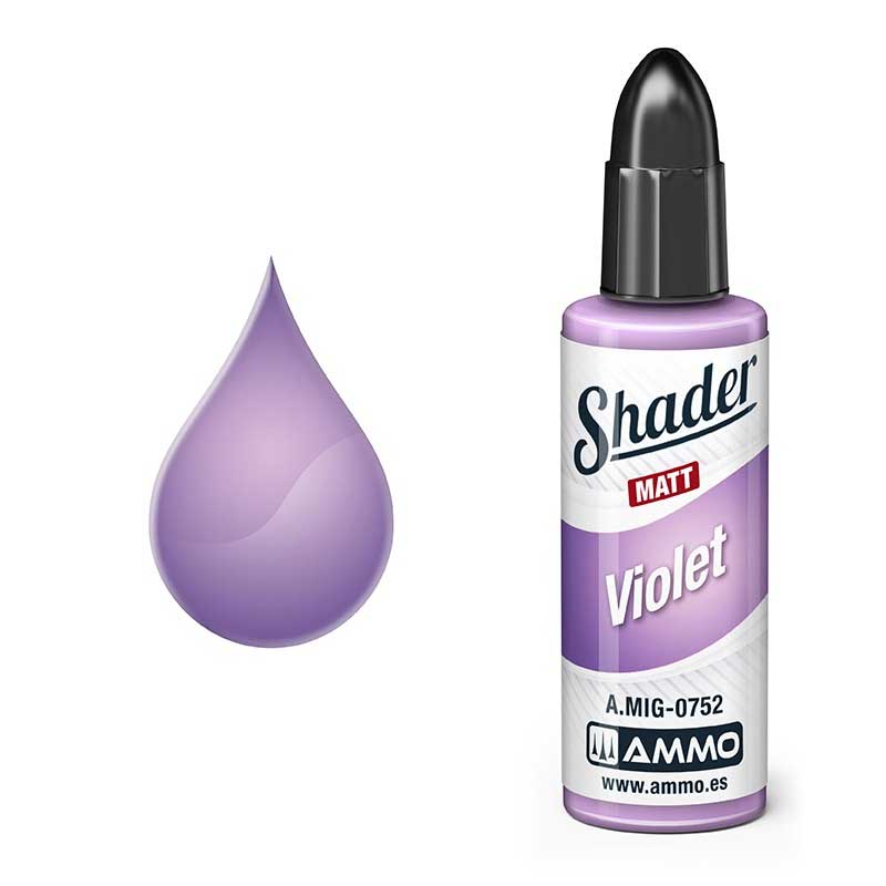 10ml MATT SHADER Violet Ammo A.MIG-0752