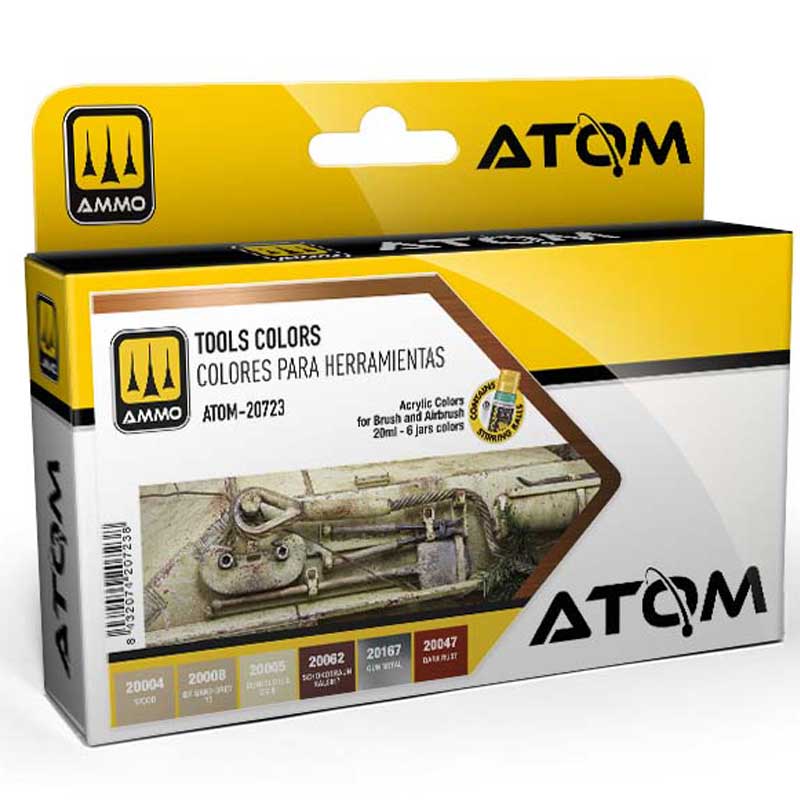 ATOM Tools colors Set Ammo ATOM-20723