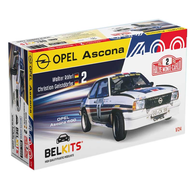 1/24 Opel Ascona 400 MC 1982 Rohl/Geistdorfer Bellkits BEL020