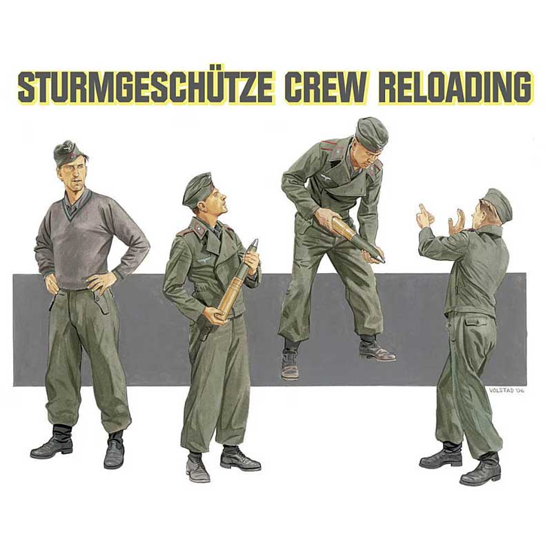 Dragon Sturmgeschutz Crew Reloading Russia (1/35) 6192