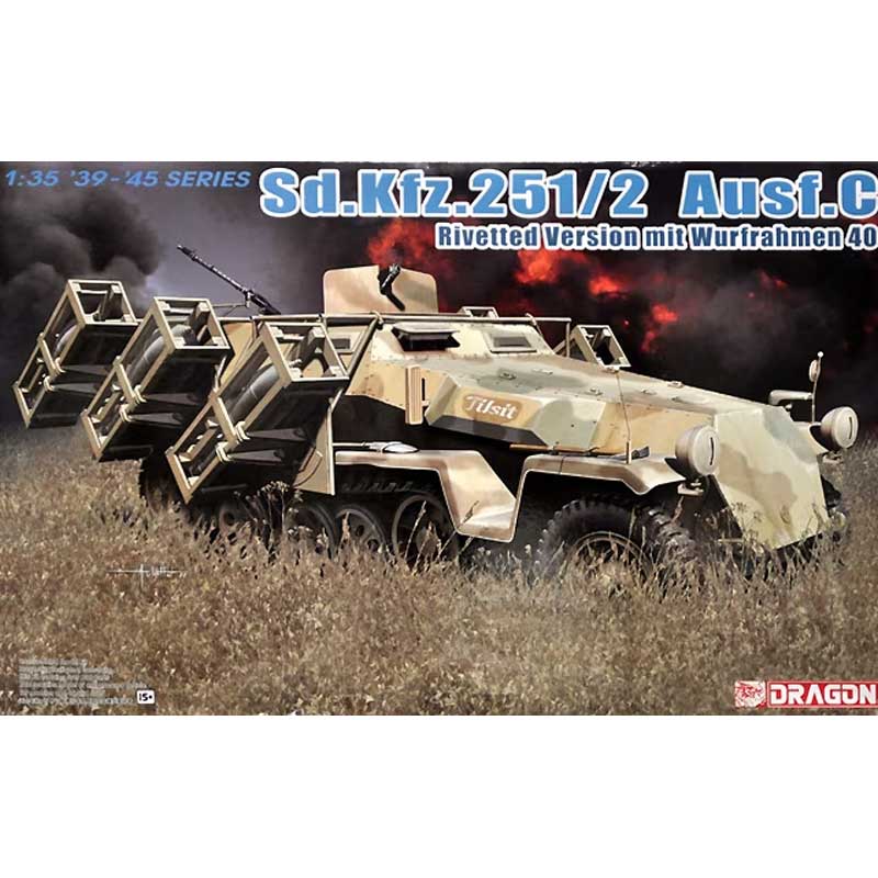 Dragon SD.KFZ 251/1 AUSF C RIVETTED (1/35) 6966