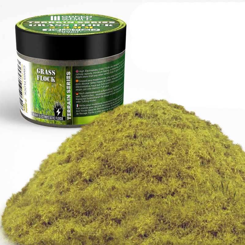 Green Stuff World - Static Grass Flock Dry Yellow Pasture (2-3mm) (200ml)