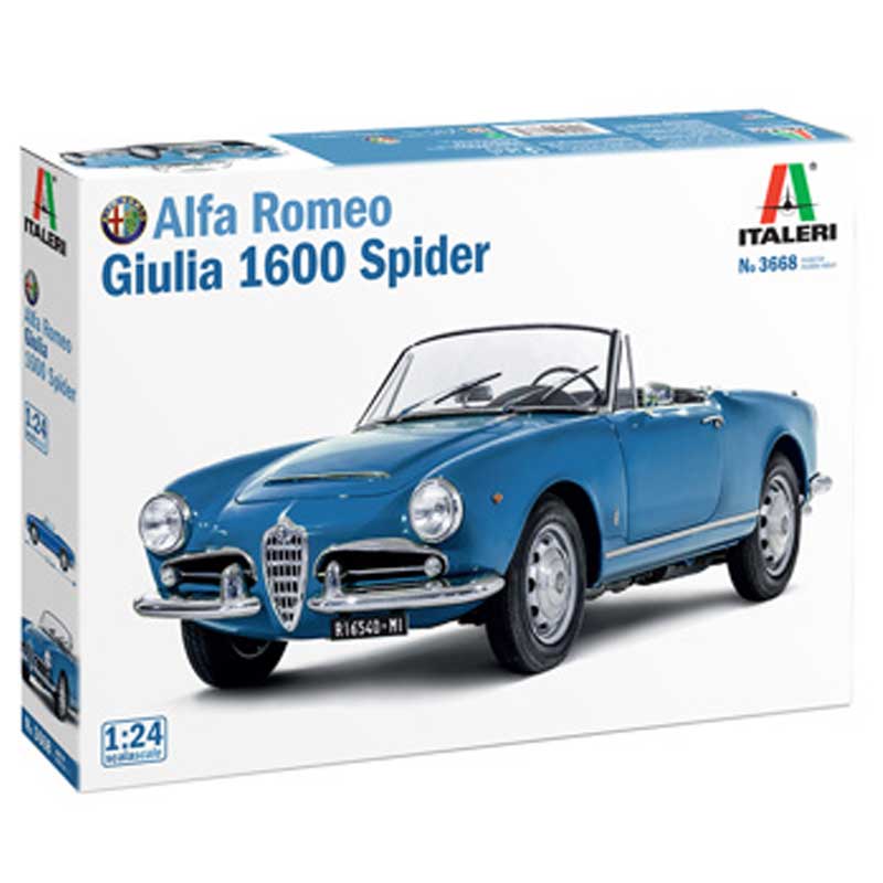 Italeri Alfa Romeo Giulia 1600 Spider (1/24) 3668