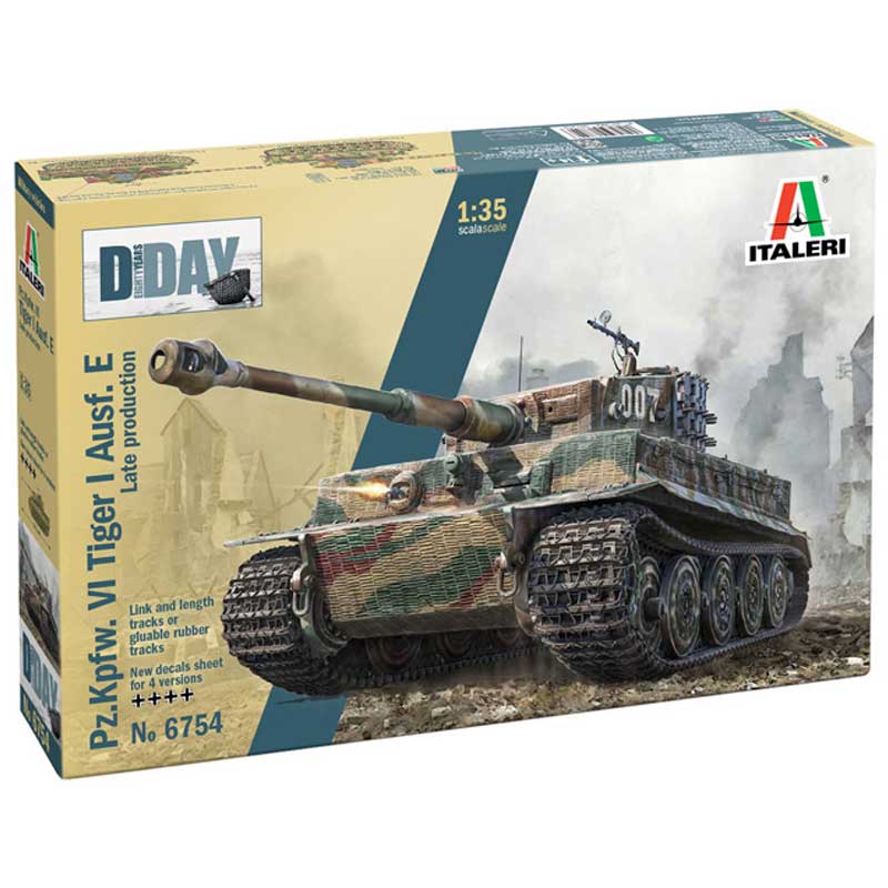 Italeri Pz.Kpfw. VI Tiger I Ausf. E late production (1/35) 6754
