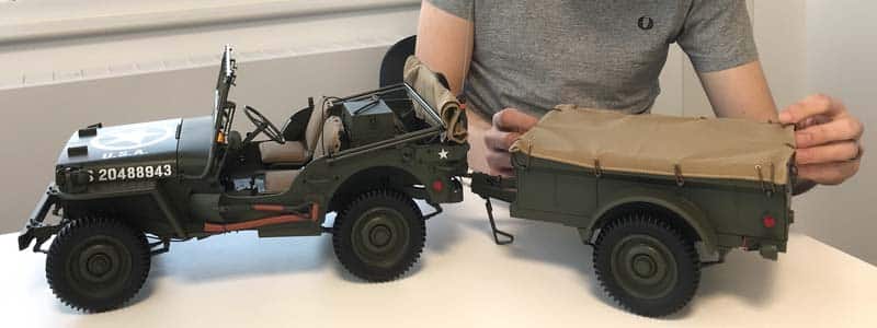 1/8 Willys & Acc Metal Kit IXO Collections IXCJPWFK *Slight Damage to Box*