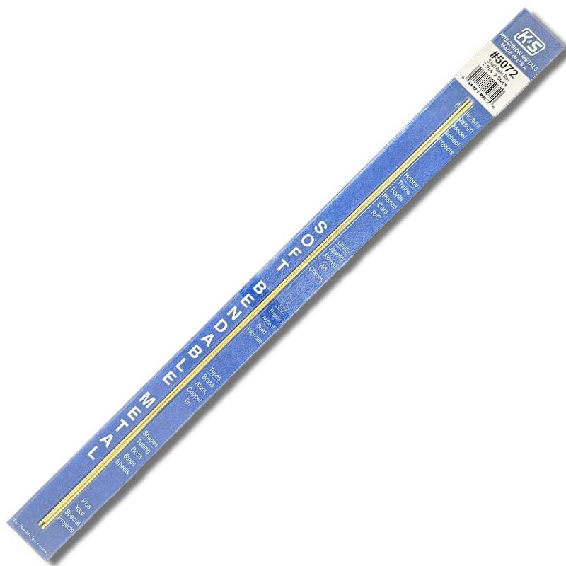 K & S Metal 1/16 3/64 Soft Bendable Brass Rod L12" (2pk) 5072