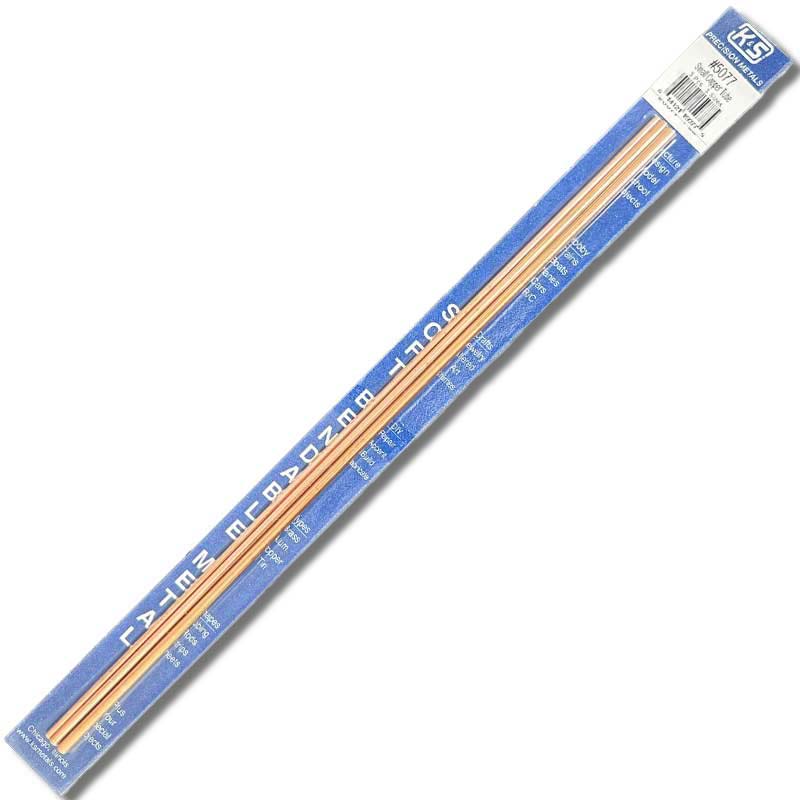 K & S Metal 3/32 5/32 1/8 Soft Bendable Copper Tube L12" (3pk) 5077