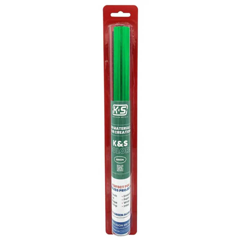 K & S Metal Aluminum Foil Green .004" (36Ga) Thick (.004 X 12 X 24") 6040