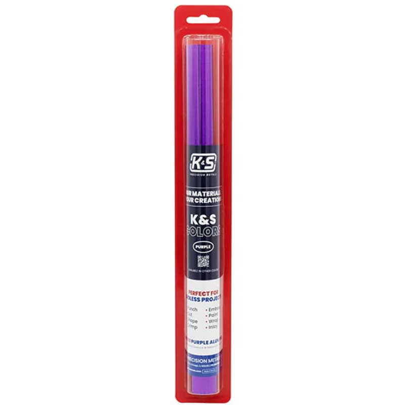 K & S Metal Aluminum Foil Purple .004" (36Ga) Thick (.004 X 12 X 24) 6050