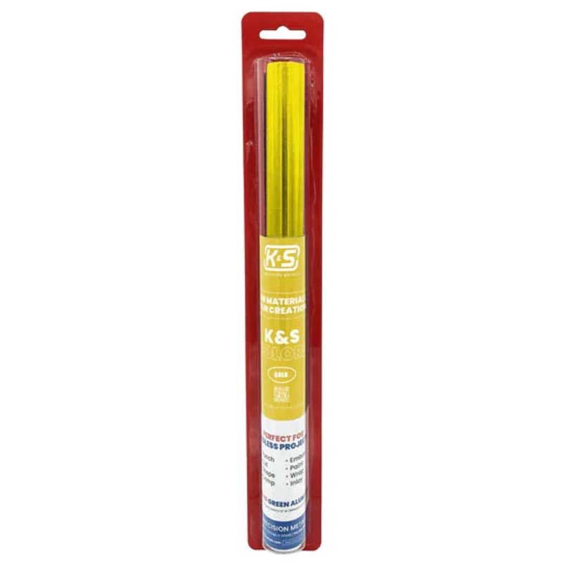 K & S Metal Aluminum Foil Gold .004" (36Ga) Thick (.004 X 12 X 24") 6055