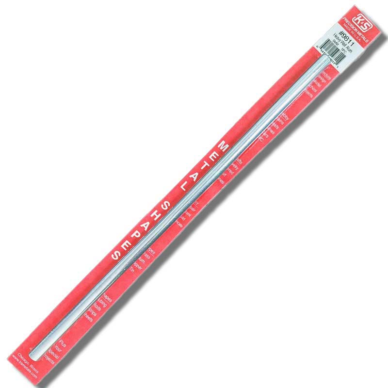 K & S Metal 9mm Aluminium Round Tube .76mm Wall L300mm (1pk) 9811