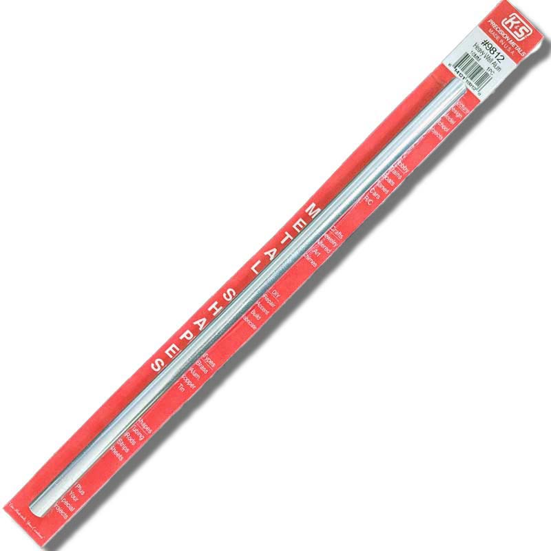 K & S Metal 10mm Aluminium Round Tube .76mm Wall L300mm (1pk) 9812
