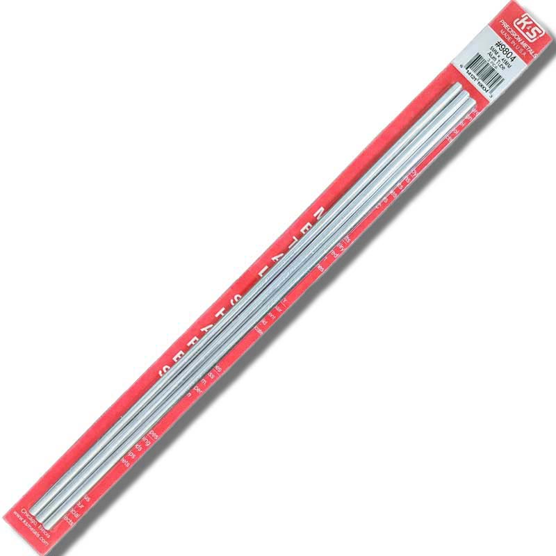 K & S Metal 5mm Aluminium Round Tube .45mm Wall L300mm (3 pcs) 9804