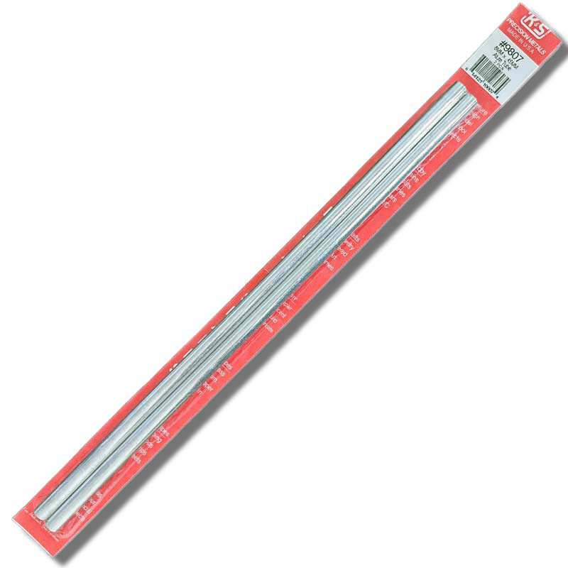 K & S Metal 8mm Aluminium Round Tube .45mm Wall L300mm (2 pcs) 9807