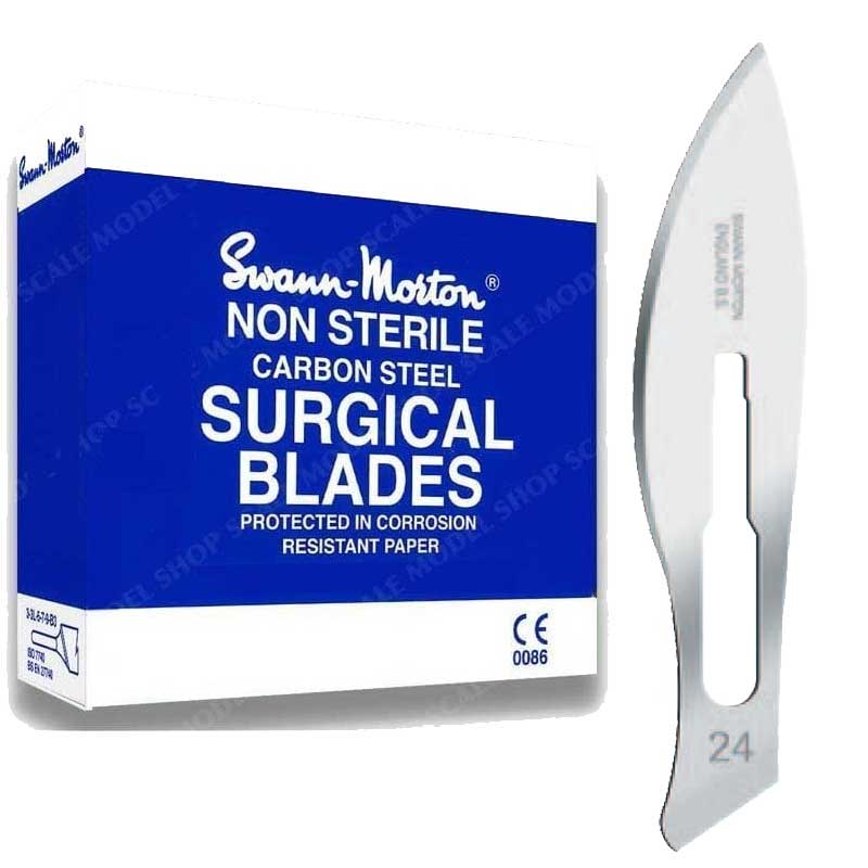 Swann Morton  No.24 Scalpel Blades (100 Pack) 1111