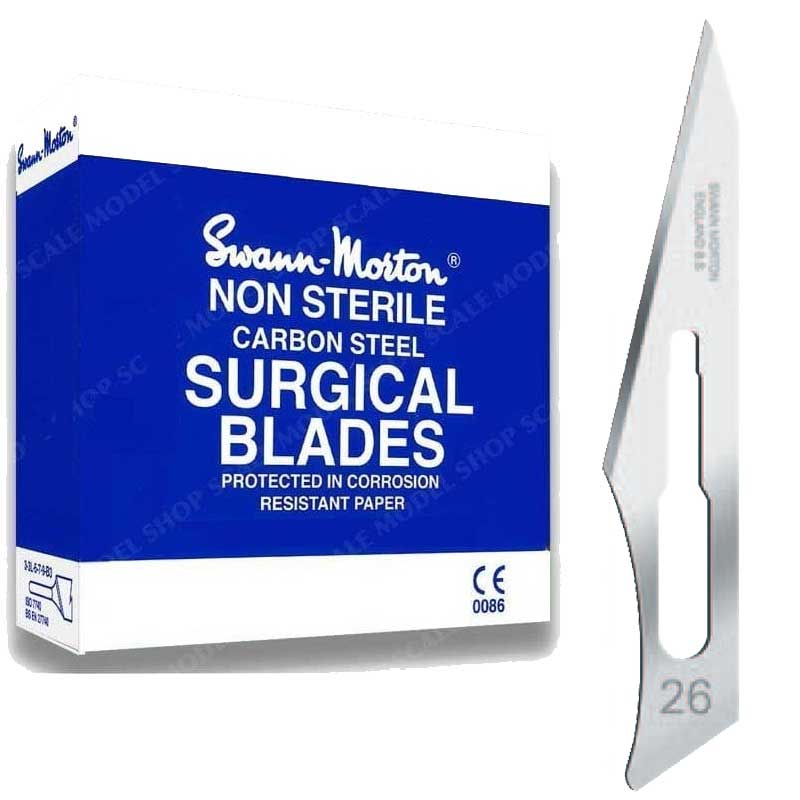 Swann Morton  No.26 Scalpel Blades (100 Pack) 0113