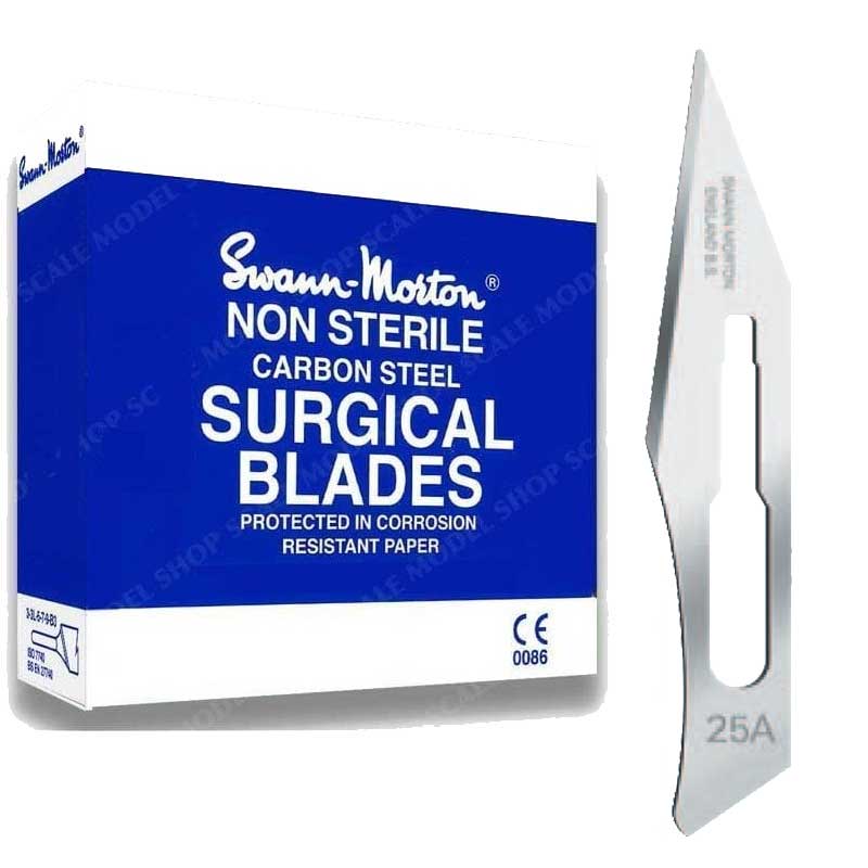Swann Morton  No.25A Scalpel Blades (100 Pack) 0115