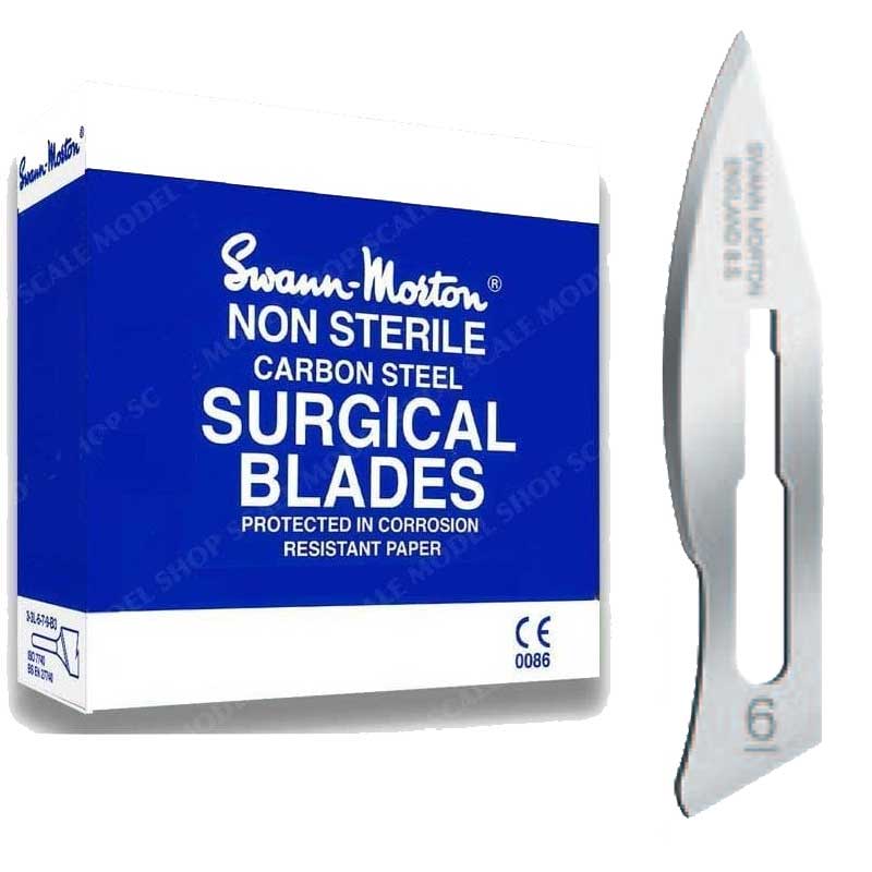 Swann Morton  No.6 Scalpel Blades (100 Pack) 0116