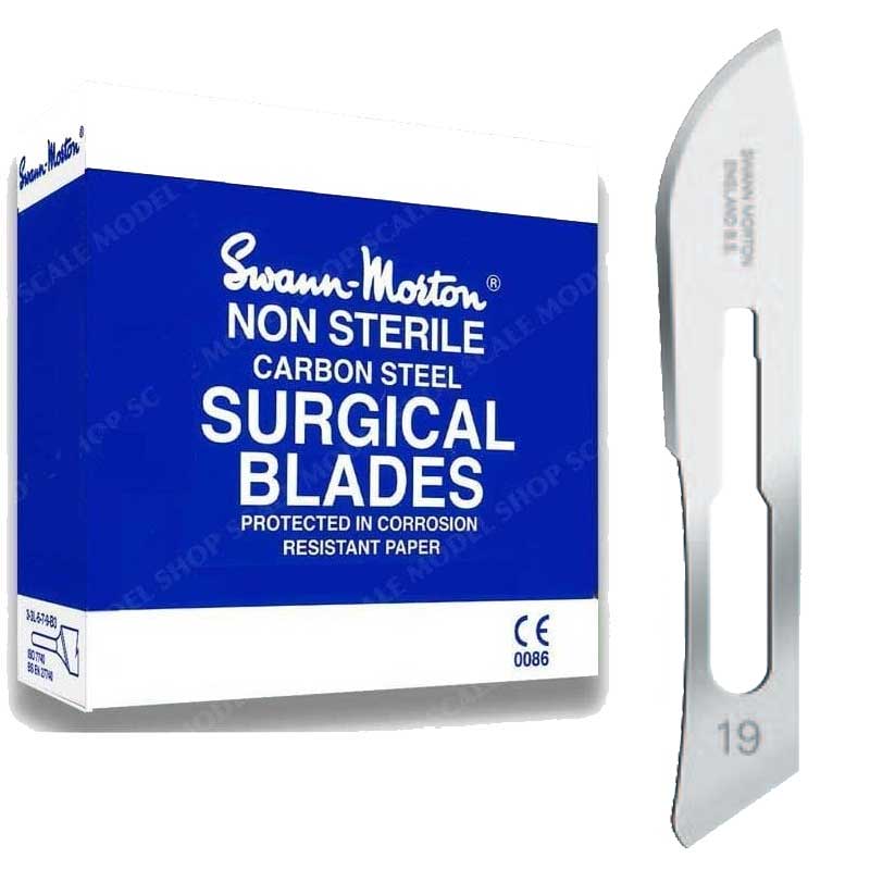 Swann Morton  No.19 Scalpel Blades (100 Pack) 0124