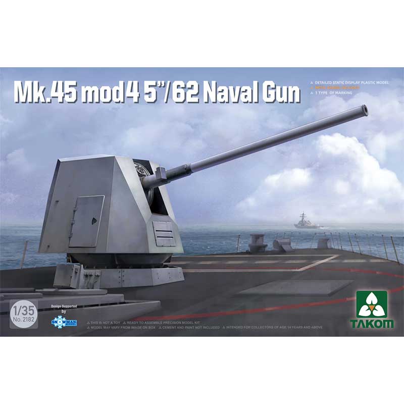 Takom US Navy Mk 45 Mod 4 5"/62 Naval Gun (1/35) 02182