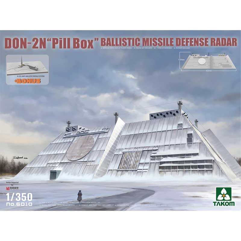 Takom Russian Don-2N Pill Box Ballistic Missile Radar (1/350) 06010