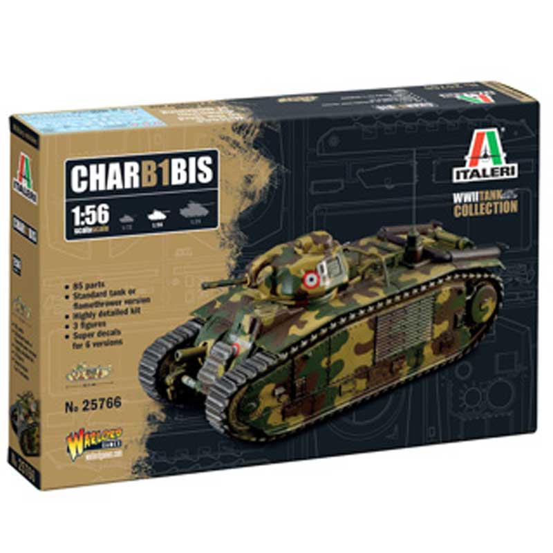 Italeri Char B1 Bis (1/56) W25766