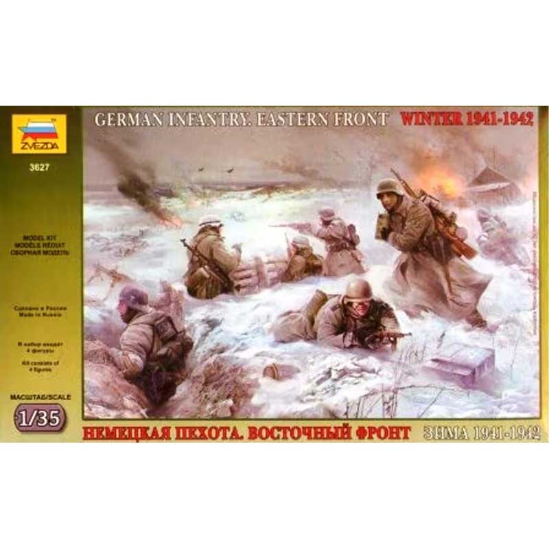 Zvezda German Infantry Eastern Front Winter 1941-1942 (1/35) 3627