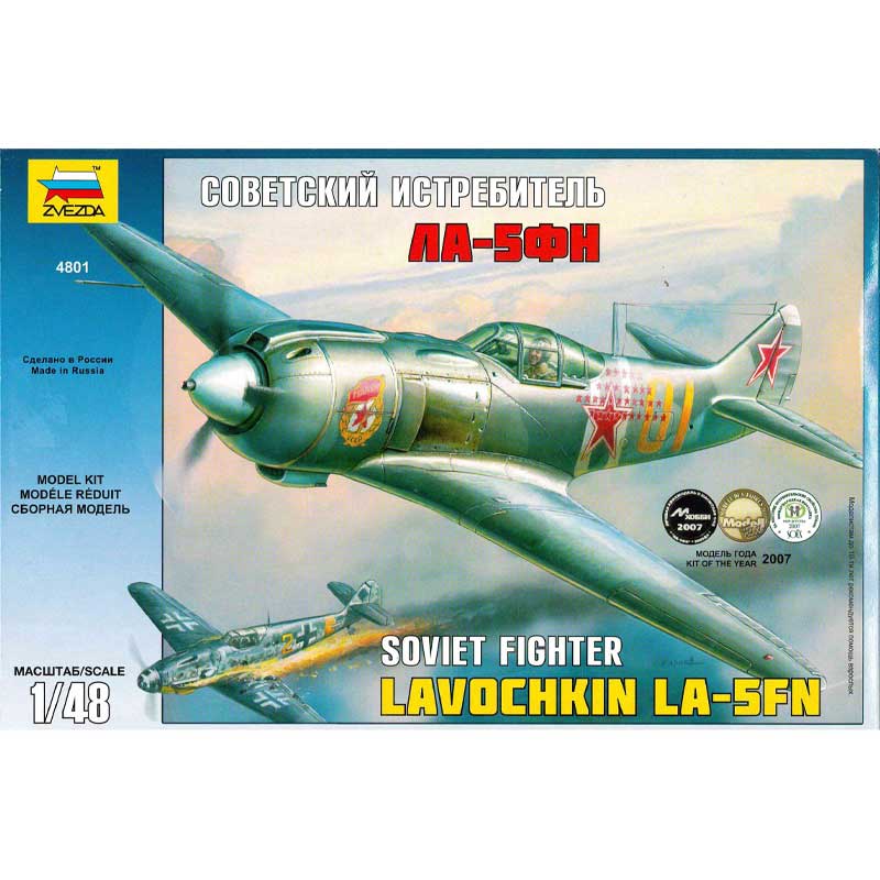 Zvezda La-5Fn Wwii Fighter (1/48) 4801