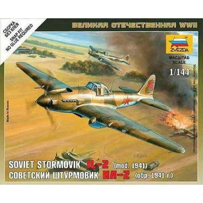 Zvezda Soviet Stormovik Snap Kit (1/144) 6125